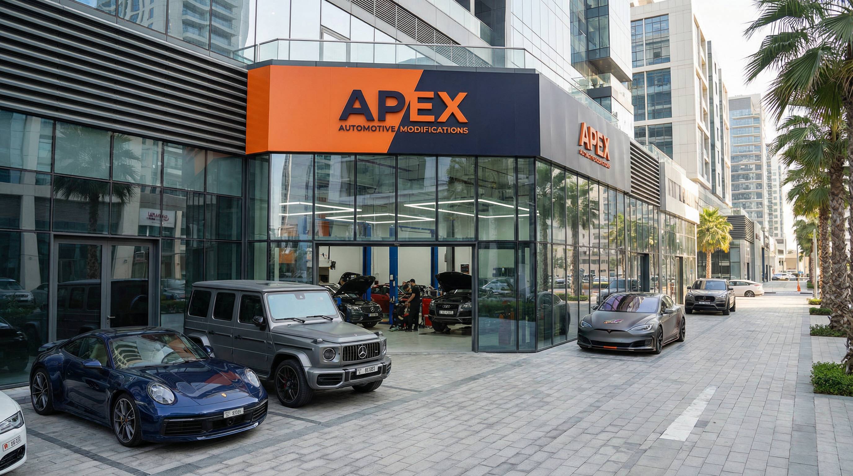 无限臀山汽车改装门店